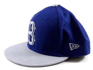 New Era Brooklyn Dodgers Blue/Gray Fitted Hat Cap Men  