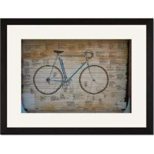   /Matted Print 17x23, Bicycle In Tongues 