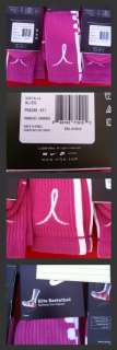 Nike Think Pink Elite Basketball Socks Breast Cancer Air Max Jordan 