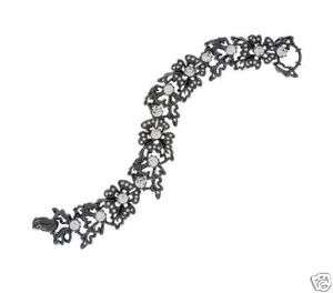 Nolan Millers Georgian Garden 7 1/2L Bracelet Black  