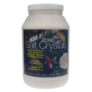   Pond Salt Crystals by Microbe lift, 5# Pond Salt Patio, Lawn & Garden