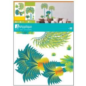  Jungle Palm Leaves Trees Wall Mural Stickers