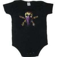 Pirate gothic punk cute funny t shirt infant onesie  