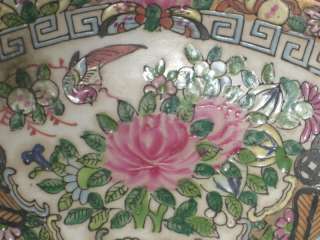 Chinese Porcelain Famille Rose CANTON Cabinet Plate  