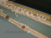 FLUTE   SILVER PLATED   OPEN HOLE   C foot   Split E  New  