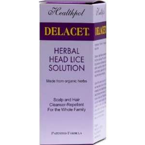    Healthpol Delacet Herbal Head Lice Solution by (100ml) Beauty