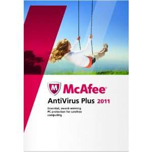 Mcafee VirusScan Plus 2011 Spyware Antivirus 3 PCs  