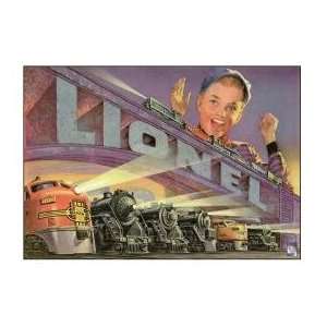 Lionel Train tin sign #747
