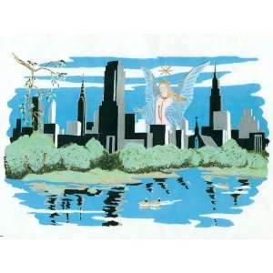  9/11 Angel   Do It Yourself Paint By Number Wall Mural Kit 