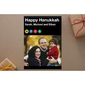   NY Transit Hanukkah Photo Cards by . design lotus  