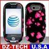 Red Flower Hard Case Cover for Pantech Ease P2020 AT&T  