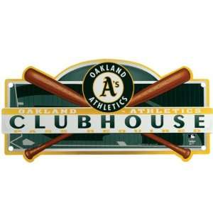   Athletics   Locker Room Sign MLB Pro Baseball Patio, Lawn & Garden