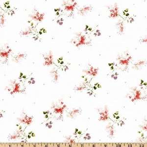   Sweet Love Lilac Sprays Pink Fabric By The Yard Arts, Crafts & Sewing