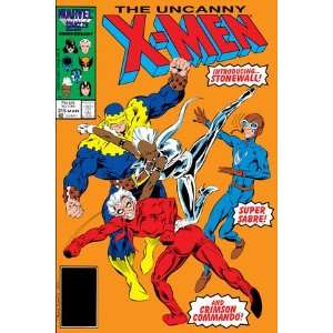 Uncanny X Men #215 Cover Storm, Crimson Commando, Super 
