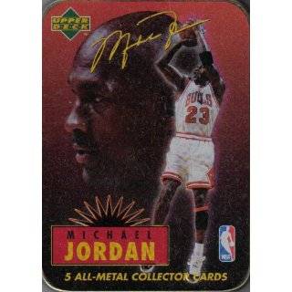 Michael Jordan 5 All Metal Collector Cards