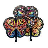 RTD Auctions   48 Paper Butterfly Folding Fan