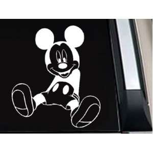 Mickey Mouse Sitting Car Window Wall Sticker Decal Disney  SM0012  5.5 