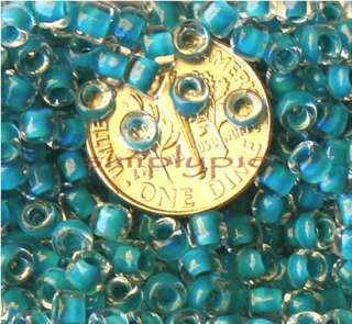 Matsuno IN COL TURQUOISE Glass Seed Beads 200  