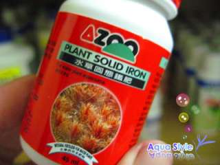 PLANT SOLID IRON FERTILIZER X3 BOTTLE For aqua plants  