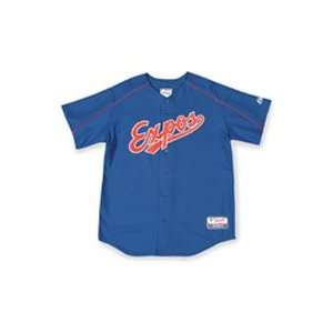  Montreal Expos Blank Batting Practice Closeout Jersey 