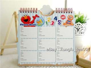 Sesame Street Desktop Table Calendar 2012 w Schedule  