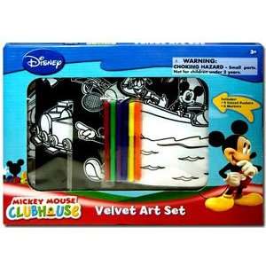 Mickey Mouse Clubhouse Velvet Art Set 3PK Assortment 