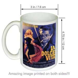  La Dolce Vita Vintage Federico Fellini Movie COFFEE MUG 