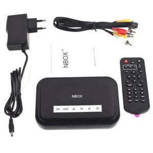 TV NBOX Multi Media Player SD USB Reader Remote Center  