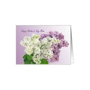  Mum, Mothers Day   Lilac flowers Card Health & Personal 