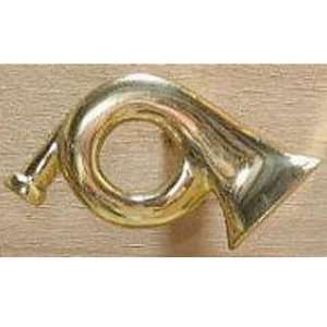  Mayer Mill Brass Hunt Horn Drawer Pull 