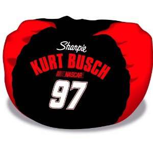  Kurt Busch 97 Sharpie Nascar 102 inch Bean Bag Sports 