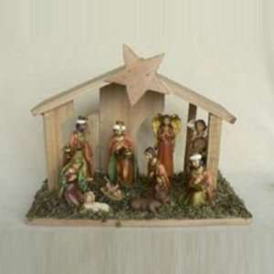  12 Nativity Set With Stable 11 Pieces Case Pack 12