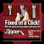 Jacket Zipper Pull Repair   Antique Brass Package of 2