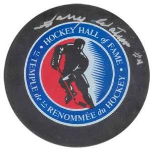   Harry Watson Autographed Hall of Fame Hockey Puck