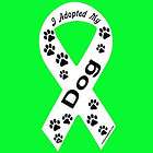 Adopted My Dog Ribbon Magnet,4 Dog Cat Pet Rescue