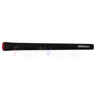 Iomic Grips  set of 14 Black w Red Ends Sticky Model  