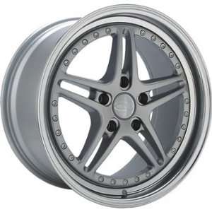 Privat Rivale 18x9.5 Silver Wheel / Rim 5x120 with a 35mm Offset and a 