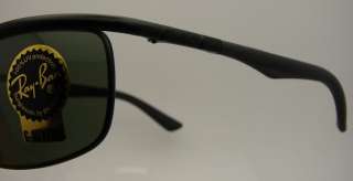 Authentic RAY BAN Matte Black Sunglasses 3459   006 *NEW*  