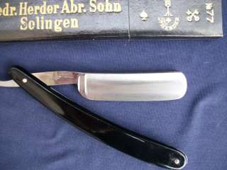 NOS Herder straight razor SHAVE TESTED 6/8 shave 7d guarantee int ship 