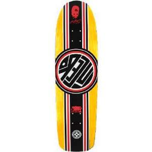   OG Stripes Yellow 8.5 Old School Skateboard Deck