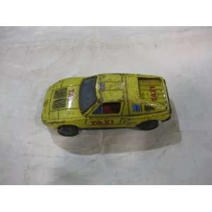  Old Japanese Tin Toy Taxi Cab Toys & Games