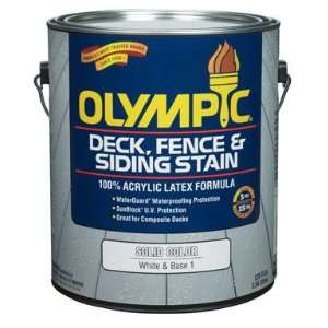  Olympic ppg Architectural 53201A/01 Solid Color Deck/fence 