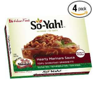 So Yah Hearty Marinara Sauce, 10 Ounce (Pack of 4)  