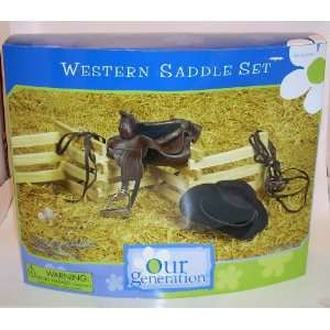 Our Generation Western Saddle Set Toys & Games