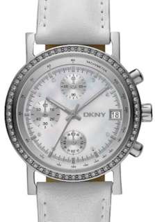   NY8341 Round Chrono with Glitz Mother of pearl Ladies Watch  