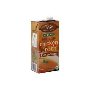Pacific Natural Foods Organic Chicken Broth, Free Range, Low Sodium 