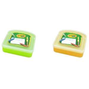  Crayola Snack Packer Sandwich Container 2 Pack   Yellow 