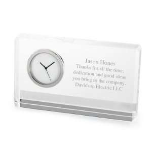  Personalized Rectangle Desk Clock Gift