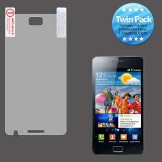 2X CLEAR LCD Screen Protector SAMSUNG GALAXY S 2 i9100  