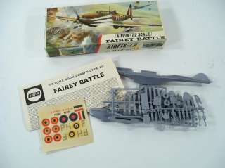 Airfix Fairey Battle 1/72 Scale Model Airplane Kit 259  